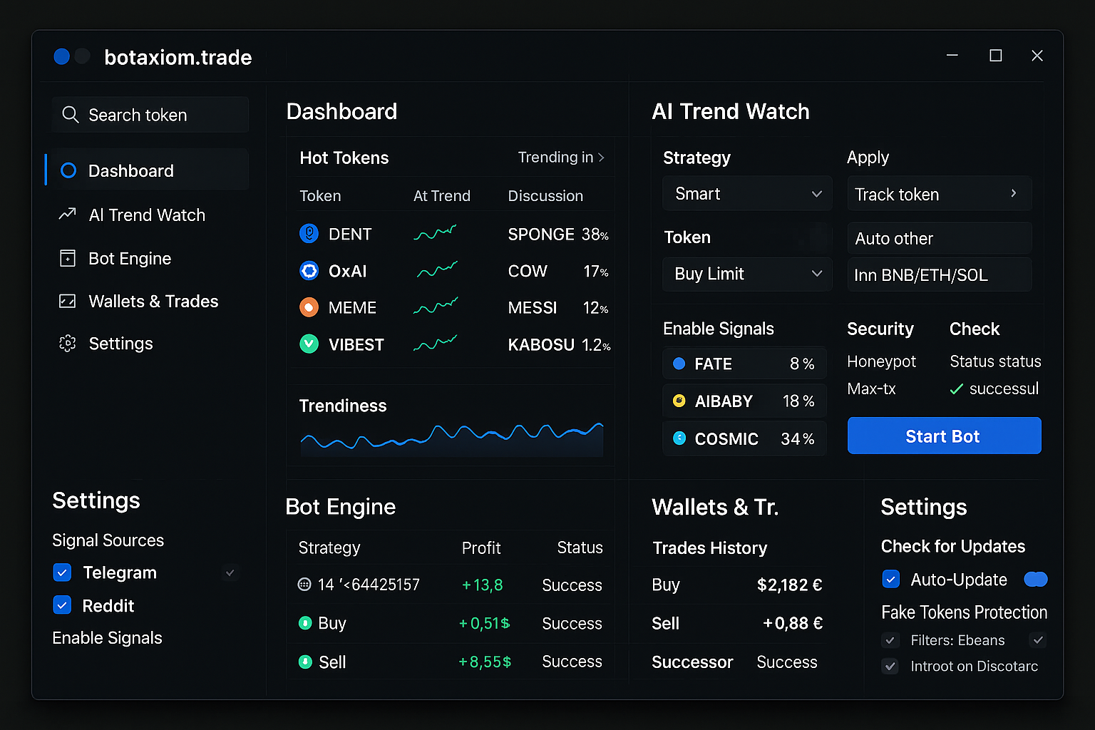Auto-Strategy Panel